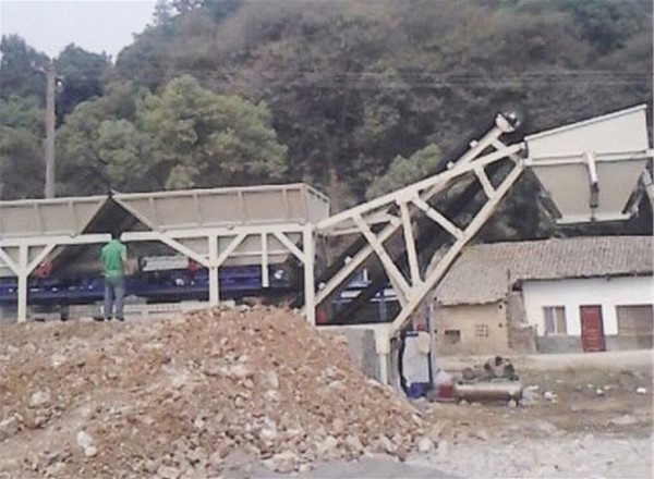 WDJ-400型江西南昌稳定土拌合站使用
